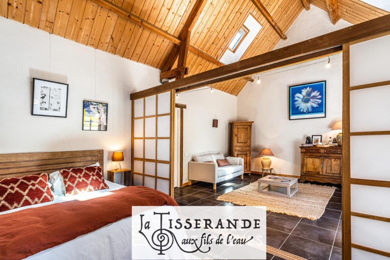 La Tisserande : Maison D'Hotes Creative & Ecologique Saint-Thégonnec Екстериор снимка